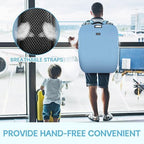 YOREPEK Padded Car Seat Stroller Travel Bag for Air Travel Gate Check - Image 7