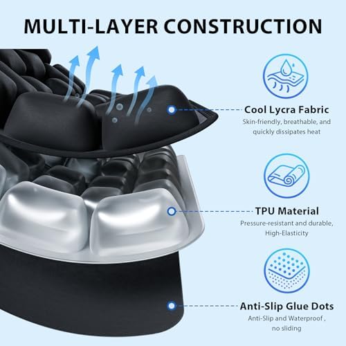 Travel Cushion Airplane Seat,Adjustable Seat Cushion for Long Flights - Image 4