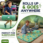 Toddler Nap Mat with Pillow and Blanket for Daycare, Preschool and School, Kids Sleeping Mat for Toddlers, Roll-Up Rest Mat, Soft, Lightweight, Washable, Ages 3-6 - Image 6
