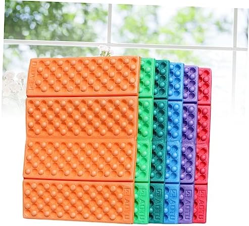 Garneck 5 Pcs Foldable Picnic Mat Lightweight Camping Pad with Egg Tray Design for Outdoor Travel Multi Functional Beach Mattress Mixed Colors - Image 5