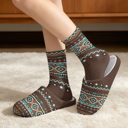 House Slippers for Women Washable Closed Toe with Cute Socks - Image 3