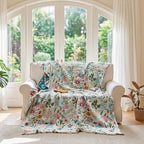 LUTBM Boho Throw Blanket for Couch 50"x60", Cotton Decorative Bed Throw - Image 4