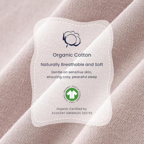 KaiyaBaby Organic Cotton Baby Sleep Sack, Long Sleeve 3.5 TOG, 18-36M - Image 4