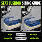 Truckules XLarge Big Rig Truck Seat Cushion, Navy Blue, Thick Memory Foam - Image 4