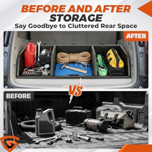GEARLAST 52" Truck Bed Cargo Box Organizer Slider Storage Loader System - Image 5