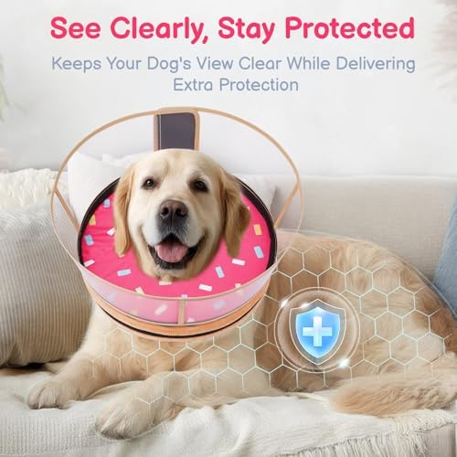 Dog Cone, No-Inflation Sponge Donut Collar for Dogs After Surgery - Image 6