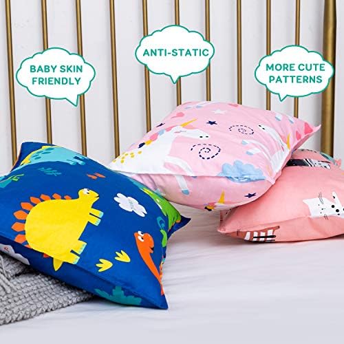 Cottonblue Kids Toddler Pillows with Organic Cotton Pillowcase 14x19 inches - Image 6