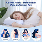 Adjustable Thin Memory Foam Pillow - CertiPUR-US Neck Support Pillow - Image 6