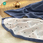 lulumoon Muslin Baby Blanket for Boys: Cotton Toddler Blanket for Daycare - Image 4