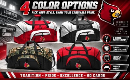 Large Louisville Cardinals Duffel Bag - Image 2