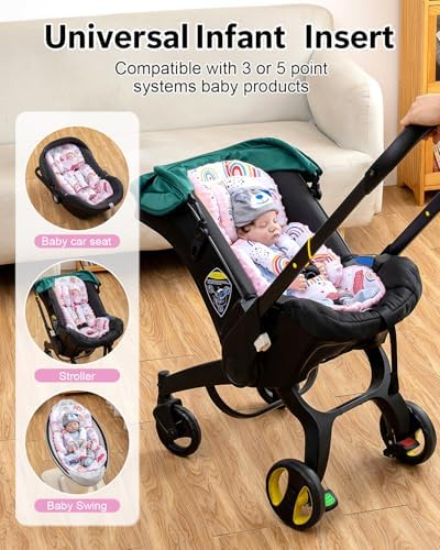 THE KENKYO Infant Car Seat Insert with Extra Headrest & Shoulder Pads - Image 5