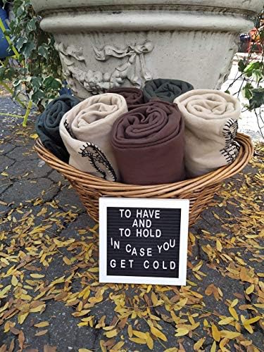 (24 Pack) Bulk Fleece 50x60 Throw Blankets for Wedding Favors, Homeless Women, Men, Homes, Bed, Sofa, Couch, Office, Pet Blankets, Travel | Soft Warm Lightweight Throw Blankets in Bulk (Brown) - Image 5