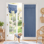 RYB HOME 2 Panels Blackout French Door Curtains for Front Back Glass Door by RYBHOME