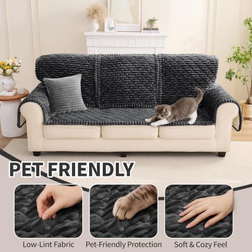 Couch Cover for Dogs, Non Slip Washable Sofa Protector for Pets - Image 4