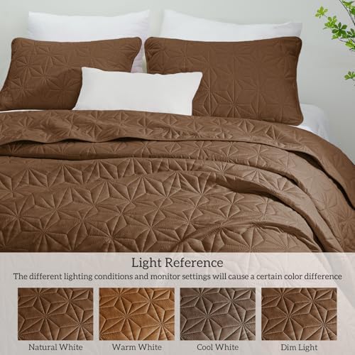 Whale Flotilla Soft King Quilt Bedding Set 3-Pieces Lightweight Bedspread - Image 5