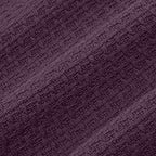 Sweet Home Collection 100% Fine Cotton Blanket Luxurious Weave Stylish Design Soft and Comfortable All Season Warmth, King, Purple - Image 3