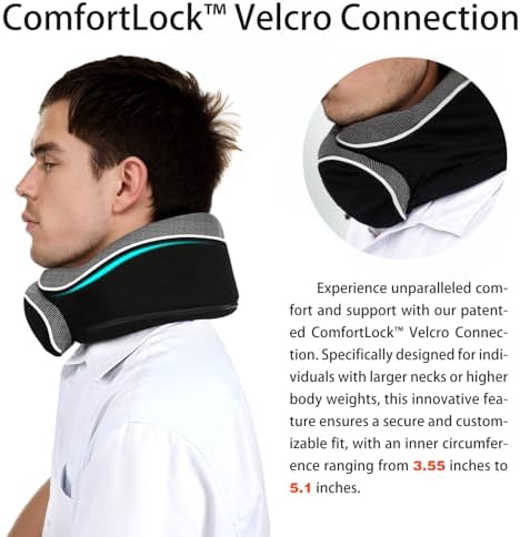 Memory Foam Travel Pillow,360° Support for Your Head,Neck,and Chin,Comfortable for Airlines,car,Office,Shcool and Home use,More Colors for Your Option (Dark Gray) - Image 5