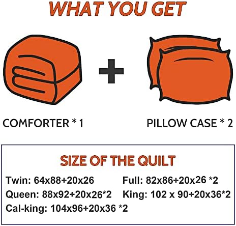 Decroom Lightweight 2 Pieces Comforter Set Twin Quilted Duvet Insert - Image 6