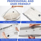 Vacuum Seal Bags for Clothing Travel with Rechargeable Air Pump - Image 6
