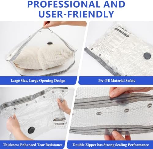 Vacuum Seal Bags for Clothing Travel with Rechargeable Air Pump - Image 6