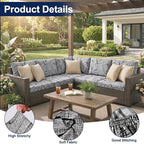 Smiry Waterproof Patio Cushion Covers, Stretch Outdoor Furniture Covers - Image 5