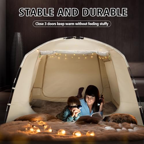 Bed Tent Twin Bed Canopy for Adult and Kids Indoor Blackout Sleep Tents - Image 5