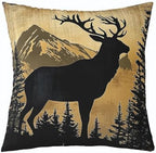 Feelyou Bear Rustic Throw Pillow Covers 20" x 20" - Image 4