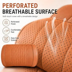 Universal Memory Foam Car Headrest Neck Pillow Auto Neck Cushion (Orange, Headrest Cushion) - Image 4