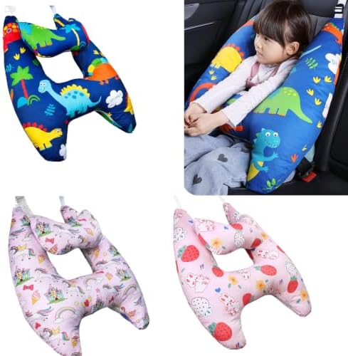 Comfort Pillow for Youth Riders with Wraparound, Blue Dinosaur - Image 7