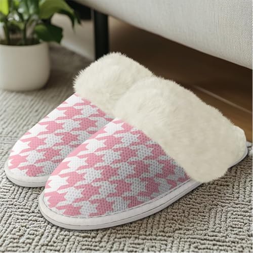 Cotton Slippers With Fluffy Edges House Slippers - Image 4