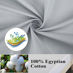 Pillow Protector King Size 100% Egyptian Cotton Pillow Covers Set of 4 - Image 4