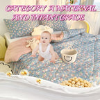 Simple Spring Comforter Full Size, Category A Maternal and Infant Grade Quilt Core - Healthy Warm Comfortable Comforter for Bedroom Living Room Bed Decor(D,150 * 200cm/59 * 79") - Image 5