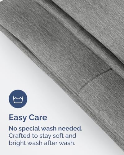 Standard Pillow Cases - 10 Pack Pillowcases, 20" x 26" - Heathered Grey - Image 6
