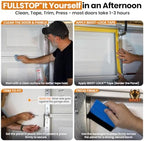 BEEST FULLSTOP Garage Door Insulation Kit - 16x7 & 16x8ft Double Garage Door Insulation Panels - 16 Pre-Cut 24x48 Foam-Core Panels w/ Tape, Cutter & Squeegee - Improve Garage Comfort Year-Round - Image 6