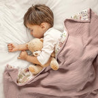lulumoon Muslin Baby Blanket for Girls: Soft Lightweight Toddler Blanket - Image 4