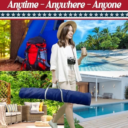 Tranquillo Uniki Hammock with Stand for Outside Portable Hammock, Black - Image 7