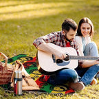 Reggae Rasta Flag Black Art Family Outdoor Beach Blanket Waterproof Camping Picnic Blankets Grass Lawn Park Picnic Mat - Image 4