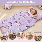 Nap Mat for Toddlers Girls, Kids Sleeping Bag, Unicorn - Image 2
