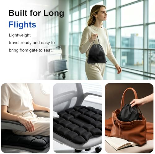 Airplane Seat Cushion, Inflatable Travel Seat Cushion - Image 4
