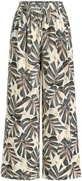 PRETTYGARDEN Womens Pants Elastic Waist Striped Lightweight Palazzo Pant by PRETTYGARDEN