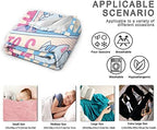 Anime Throw Blanket, Anime Gifts for Girls, Kawaii Cats Ramen Decoration - Image 6