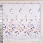 Dinjoy Floral Quilt Set Queen, 3 Pieces Purple Flower Bedspread Coverlet - Image 4