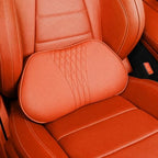 Universal Memory Foam Car Headrest Neck Pillow Auto Neck Cushion (Orange, Lumbar Cushion) by Unknown
