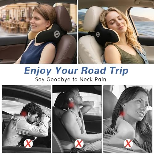 Really Helpful Car Headrest Pillow, Car Neck Pillow for Sleeping/Napping - Image 4