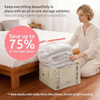 Compactor Vacuum Storage Bag & Semi-Rigid Cube, Closet Organizer, 125L - Image 2