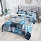 Nttopship Navigation Theme Comforter Sets King Size， Bedding Sets for Kids,Turtles and Ship Anchors Comforter Sets All Season 1 Comforter and 2 Pillowcases - Image 2