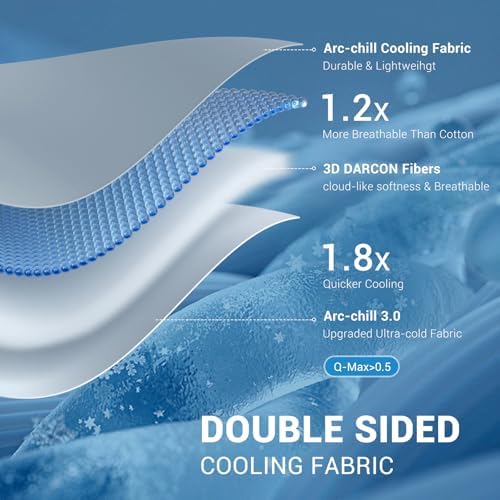 Elegear Gradient Cooling Comforter King Size for Hot Sleepers, 90" x 108" - Image 3