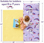 Nap Mat for Toddlers Girls, Kids Sleeping Bag, Unicorn - Image 3