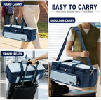 Double Layer Carrying Case with Cutting Mat Pocket & Accessories Storage - Image 6