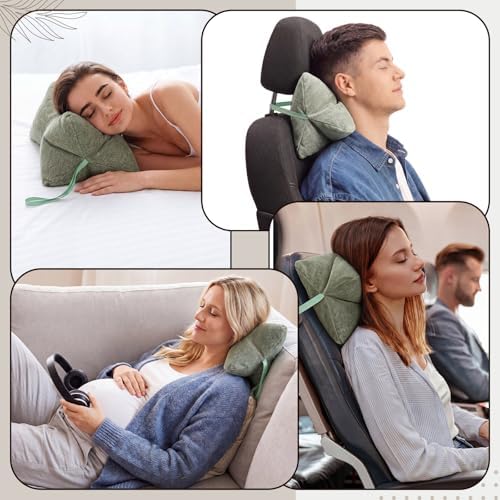 AceOrbit Dog Bone Shaped Travel Neck Pillow Travel with Removable Cover - Image 4